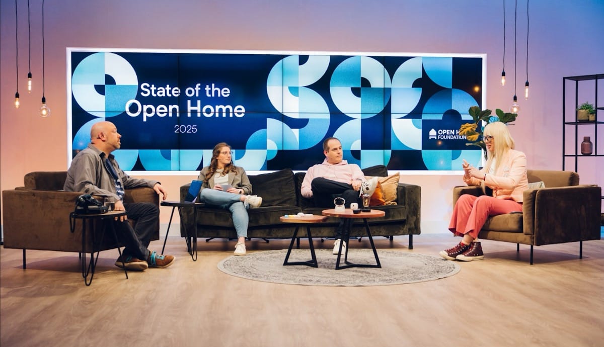 Paulus, Annika, Franck, and Madelena speaking about values