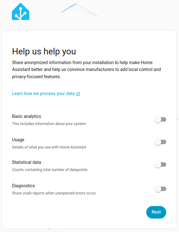 Share anonymized data