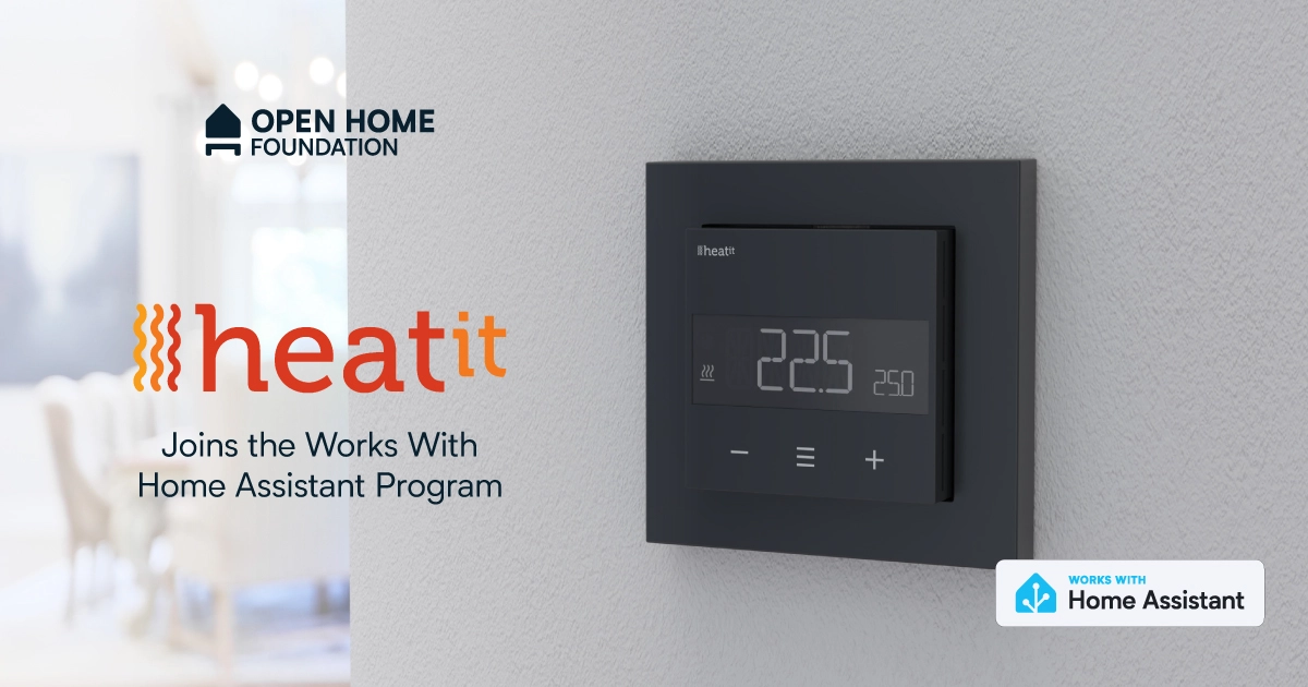 Heatit joins Works with Home Assistant